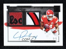 2021 Panini Impeccable Helmet & Football 5/5 Cornell Powell #139 Auto 0pb4