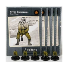 WOTC Axis & Allies Contested Skies Soviet Grenadiers (C) x5 NM