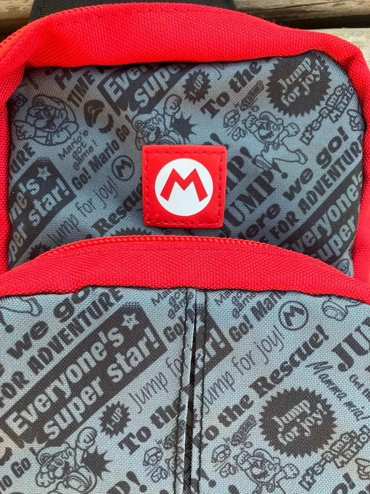 Nintendo Switch Go Pack Bolso Bandolera Paquete de Hombro Edición Mario Bandolera Bolso Cinturón Foto 4 de 4