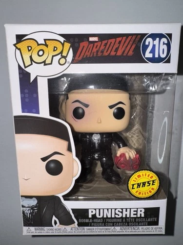 Funko Pop! Marvel: Daredevil - Punisher (Holding DD Mask) - #216 - Chase Limited