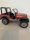 Vintage 80’s Tonka Gold Digger Metal Jeep Made In USA