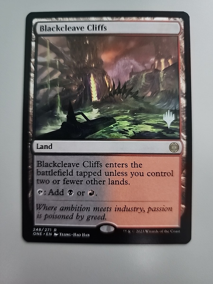 MTG Blackcleave Cliffs Phyrexia: All Will Be One 248/271