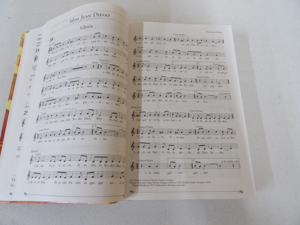Flor Y Canto: Libro Para La Asamblea, Musica Y Letra Tapa Dura (HARDCOVER) - Image 4 of 4