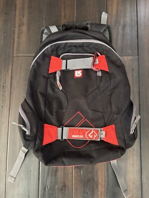 Burton Snowboarding Backpack RN#87380 Black/Red Padded | eBay