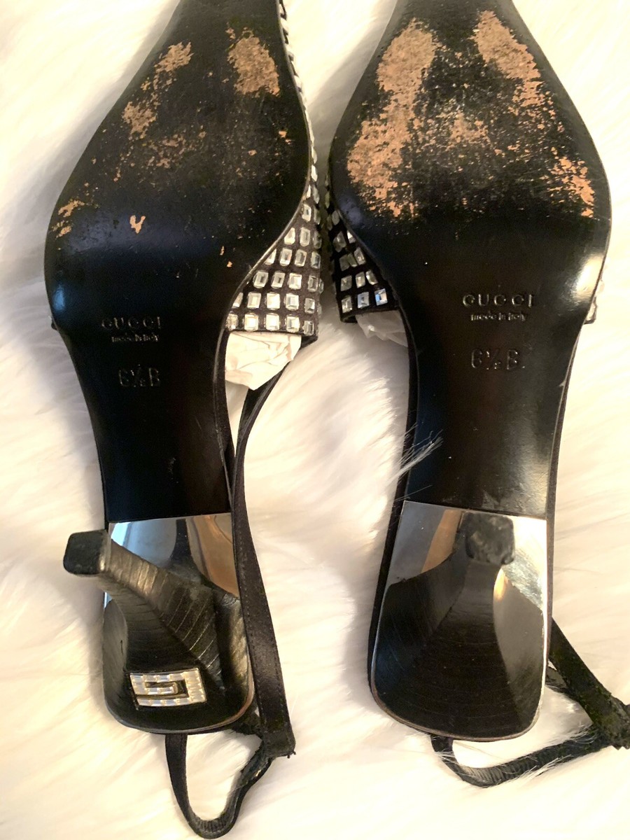 Gucci Tom Ford Vintage Runway Glitter Sandals | eBay