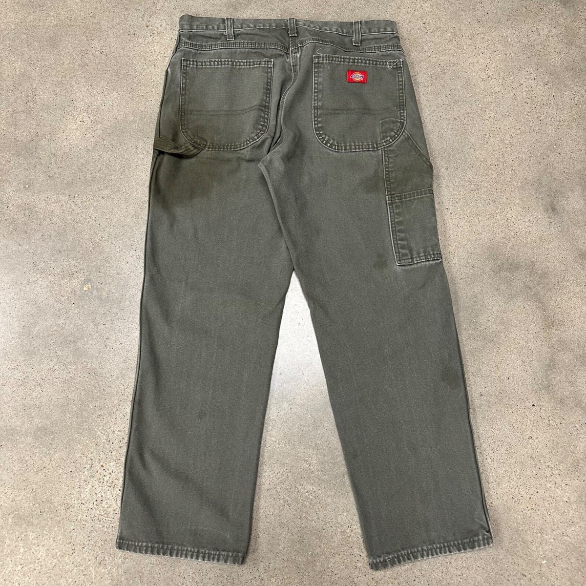 Vintage Dickies Olive Carpenter Work Pants | eBay