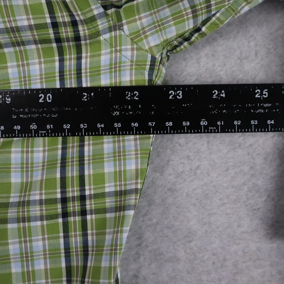 Roundtree & Yorke Shirt Mens Large Slim Fit Button Up Plaid Long Sleeve Lot of 2 - Image 4 of 4