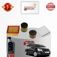 KIT TAGLIANDO 4 FILTRI E OLIO FORD S-MAX 2.0 TDCI 120KW 163CV 2010 ->