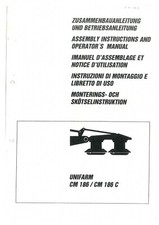 Claas Mower Unifarm CM186 & CM186C Operators Manual - CM 186 C