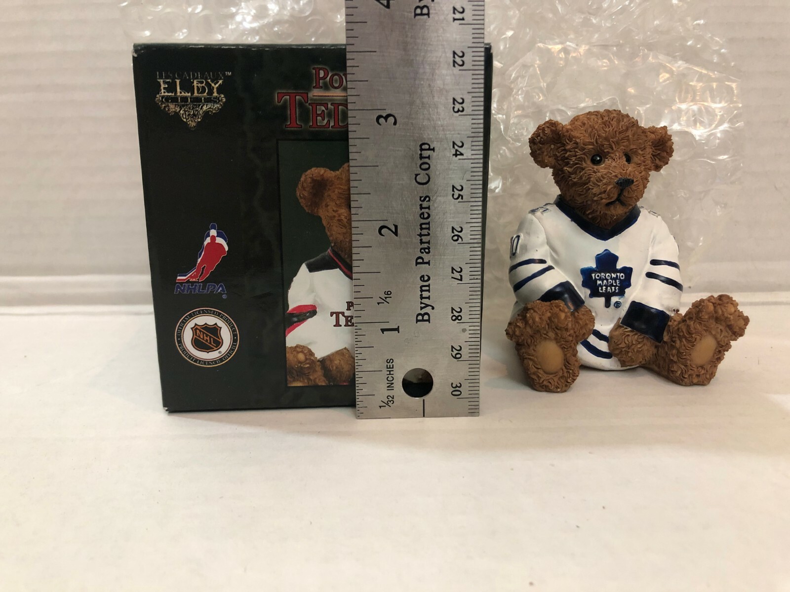 ELBY POWERPLAY TEDDIES MINI NHL NIB FIGURINE ED BELFOUR TORONTO MAPLE LEAFS eBay
