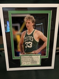 Larry Bird Authentic Signed Frame, Celtics