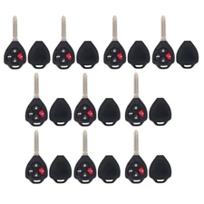 Remote Key Case Shell 4B Compatible with Toyota Uncut Blade TR47 (10 Pack)