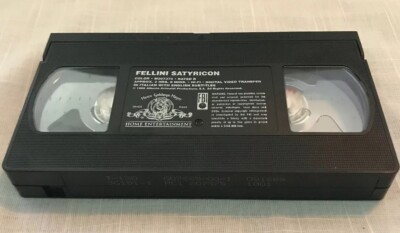 Satyricon (VHS, 1968) Federico Fellini Tested 27616737533| eBay