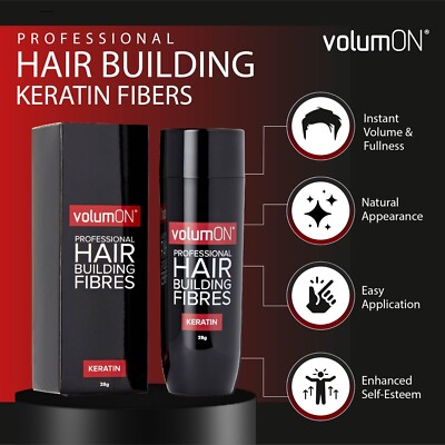 Haarausfall Aufbau Fasern Keratin Verdickung Fasern Glatze natürliche Glatzenabdeckung