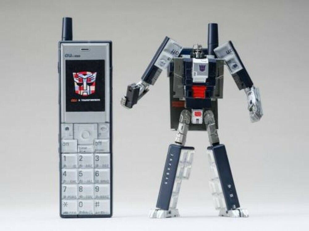 Transformers x au INFOBAR OPTIMUS PRIME/BUMBLEBEE/MEGATRON 3pc Set