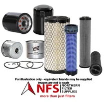 NFS Filter Kit fits JCB 8008 Micro Digger & Micro Plus T2 Oil Air Fuel Hydraulic