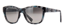 Maui Jim Hanapaa Polarized Sunglasses 538-03J Blue Black Tortoise/Gray Hanapa'a