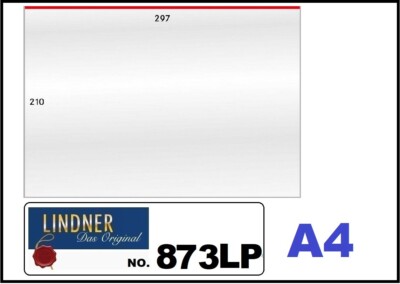 25-LINDNER-873LP-Schutzhüllen-Klarsichthüllen-11 11/16x8 9/
