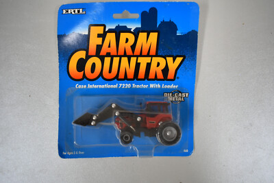 Vintage ERTL Case IH 7220 Tractor With Loader Farm Country New ON CARD