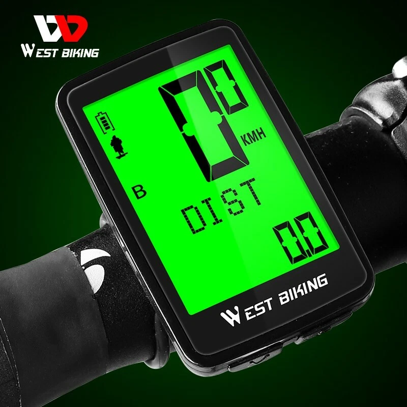WEST BIKING Waterproof Wireless Bike Computer Speedo Odometer USB Rechargeable - Image 4 of 4