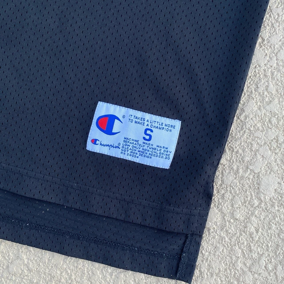 Camiseta de Colección Tune Squad Pato Lucas #2 Campeón Pequeña Malla Negra Hecha en Corea Foto 2 de 4