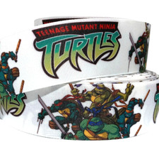 GROSGRAIN RIBBON 5/8", 7/8",1.5", 3" Cartoons Ninja Turtles Hero Printed