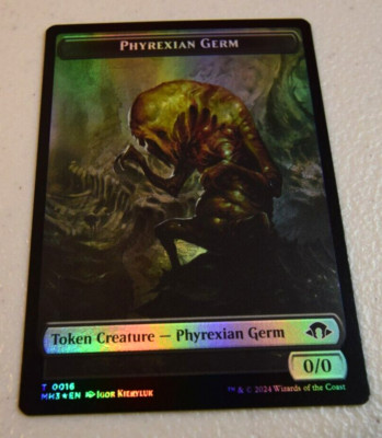 MTG Phyrexian Germ Spirit FOIL Double-Sided Token Modern Horizons