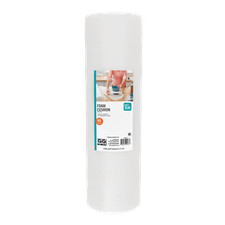 20" x 40' Foam Cushioning Roll, White, 1-Roll