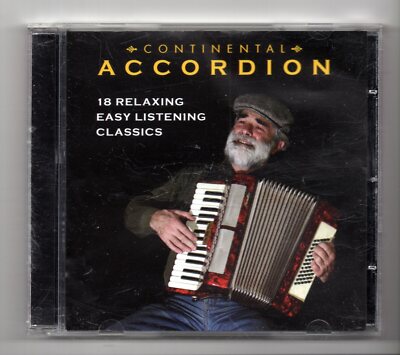 (JT413) Continental Accordion, 18 Relaxing Easy Listening Classics - 2010 CD