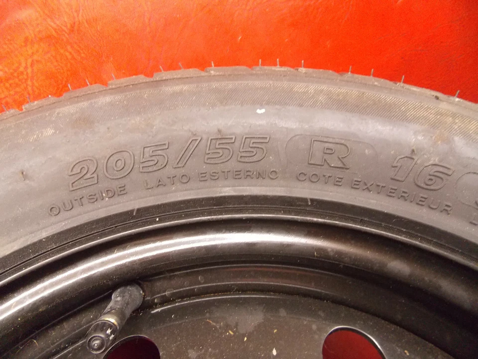 Renault Laguna II Ersatzrad Stahlfelge Reifen 6,5x16 ET50 205/55 R16 Felge - Bild 3 von 4