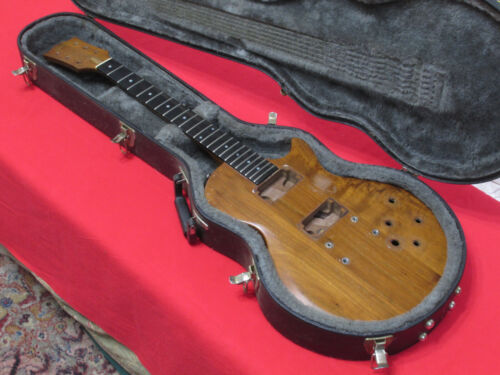 Vintage 1978 Les Paul "The Paul" Walnut Guitar Body Neck W/Case Ebony Fretboard