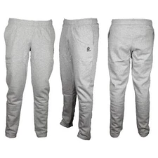 VR2 Denim Mens Grey Jogger Elastic Waistband Gym Sports Exercise Trouser for Men