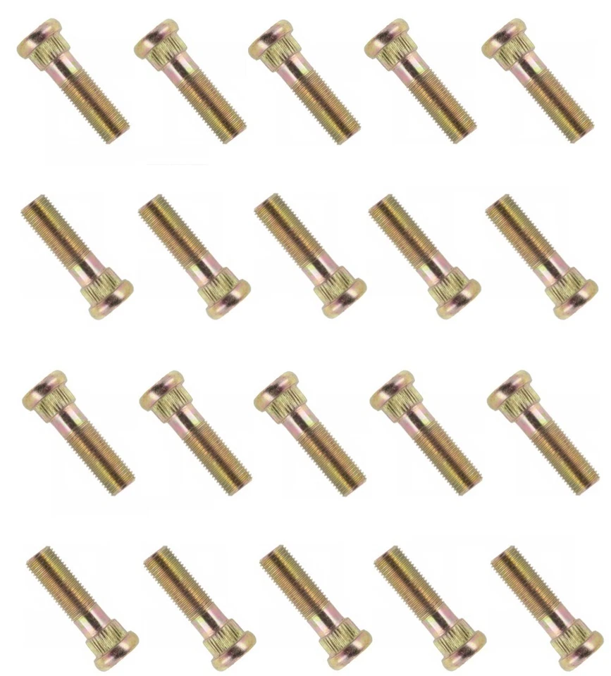Set of 20 Wheel Lug Studs Replace SUBARU OEM # 6105661 Front/Rear M12-1.25 - Image 3 of 3
