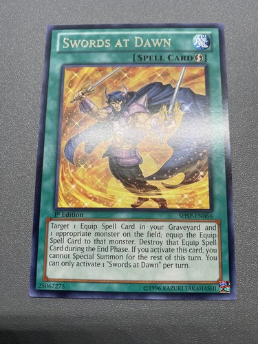 Yu-Gi-Oh! Swords At Dawn Rare 1ère édition SHSP-EN066 NM/M - Photo 1/2