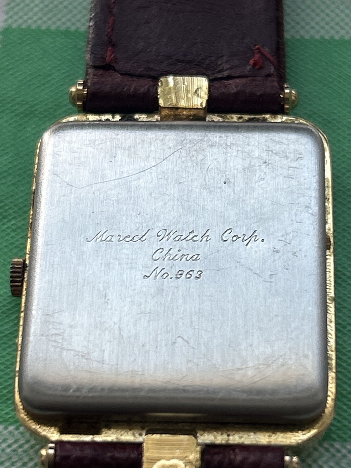 MARCEL RECTANGULAR LADY'S LIQUID QUARTZ ANALOG WA… - image 5