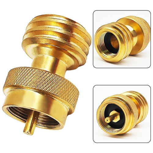 Solid Brass Steak Saver Gas Grill Adapter Converter Quick and Easy