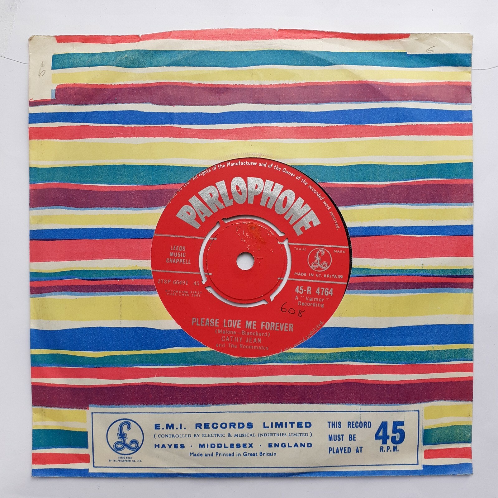 VERY RARE Cathy Jean & The Roommates "Please Love Me Forever" JR Stampers