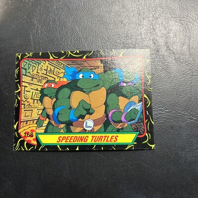 Jb101a Teenage Mutant Ninja Turtles 1989 Topps #168 Speeding