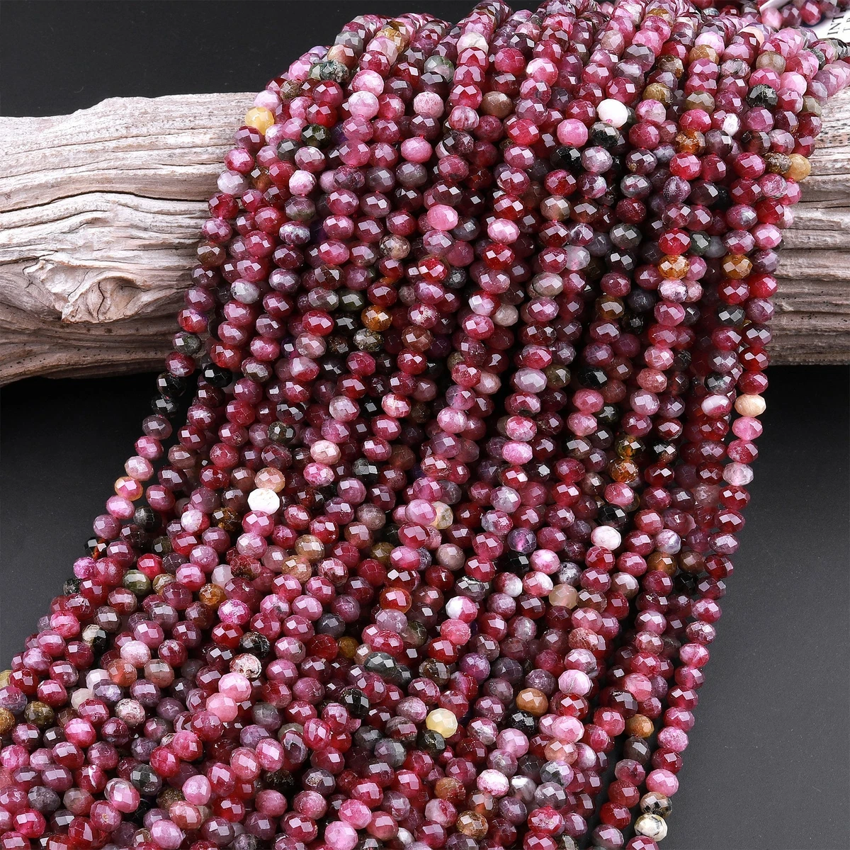 Rubellite beads clearance