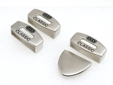 New 1 1/2" (38mm) Belt Keepers(#L15bc), or Keeper Tip Set, Color 'Flat gray' .