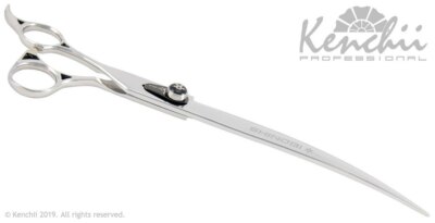 Kenchii Grooming Lefty Shinobi Offset Shears Choose Straight or Curved 8.0 / 9.5
