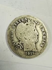 1911-D 10C Barber Silver Dime Good Details As Pictured #BD 1911-D GD “FREE S/H”