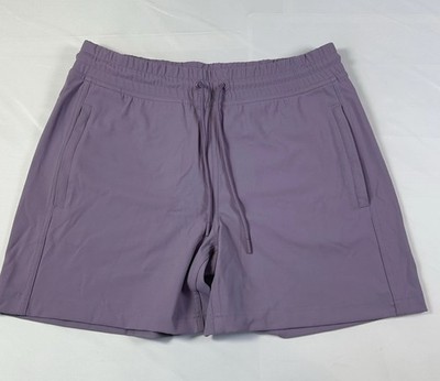 Aritiza TnAction Slick Warm-Up 5 Lavender Draw String Shorts Women's Size Medium