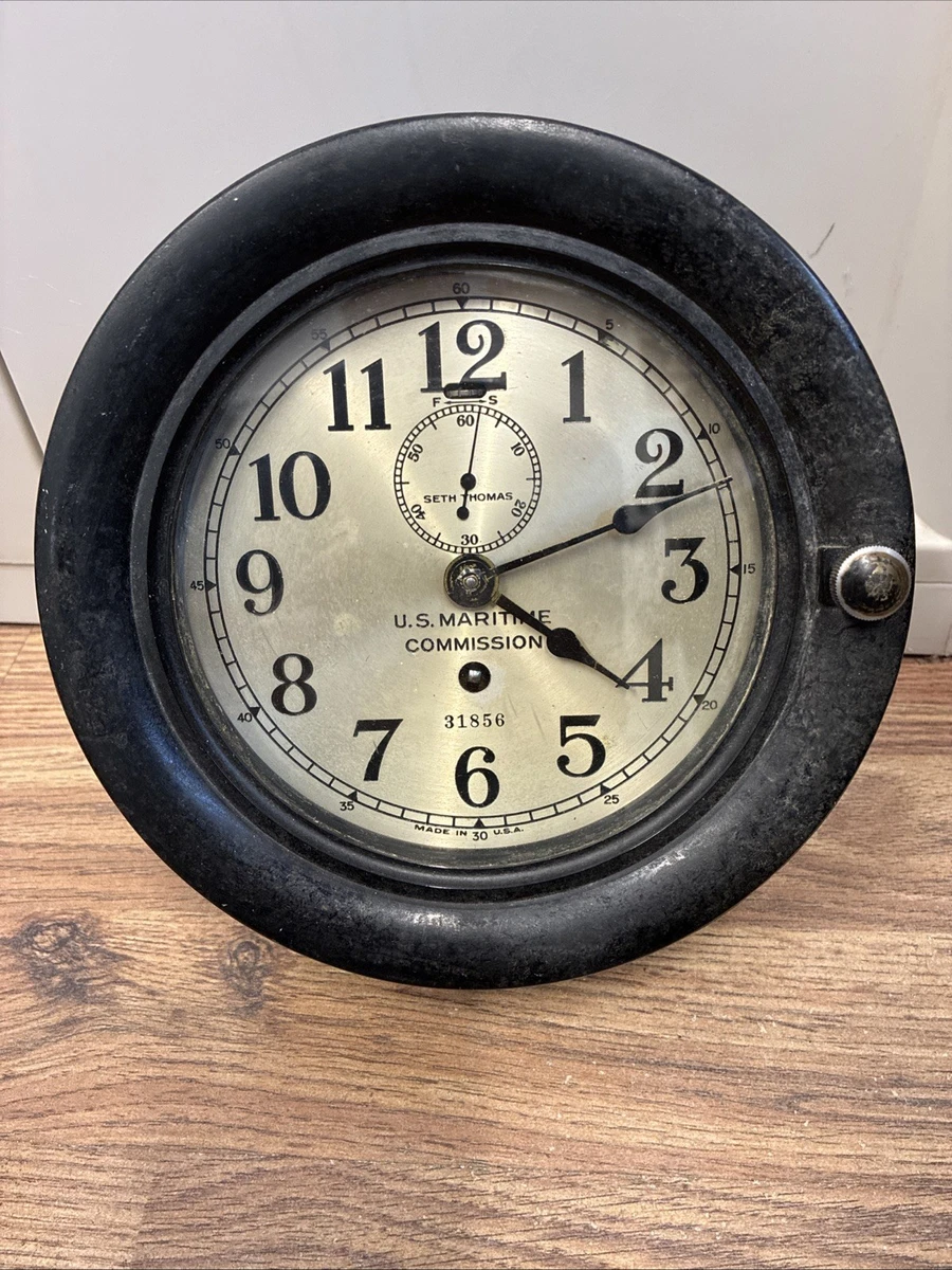 Seth Thomas WWII US Navy Antique Maritime Clocks for sale | eBay