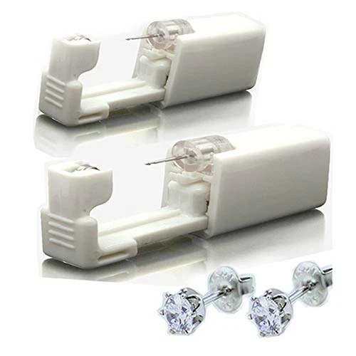 2 Pack Ear Piercing Gun,Self Ear Piercing Gun Disposable Ear Piercing Gun Kit - product listing photo