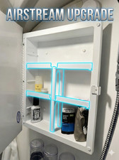 Airstream Bathroom Medicine Cabinet Upgrade