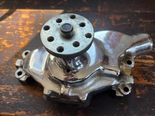 High Volume Chrome Short Water Pump For Small Block Chevy Sbc 283 305 327 350