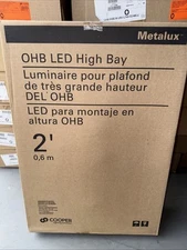 NEW IN BOX Cooper Metalux  OHB-30SE-W-UNV-L740-CD-MS-U   2FT  LED High Bay Light