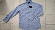 NEW POLO RALPH LAUREN MEN'S CLASSIC FIT BUTTON DOWN LONG SLEEVE BLUE SHIRT SIZ M