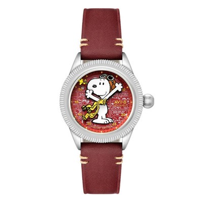 AVI-8 FLYBOY Airmaster 40 Meca-Quartz Peanuts Snoopy Flying Ace Limited Edition